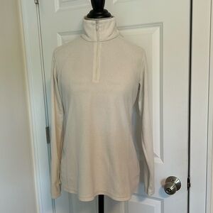 Women’s pullover white Columbia fleece